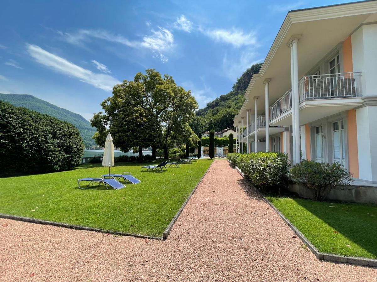 Ville Lago Lugano Porto Ceresio Eksteriør billede