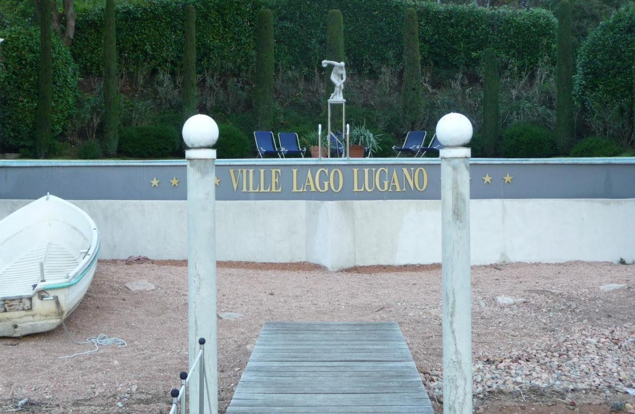 Ville Lago Lugano Porto Ceresio Eksteriør billede