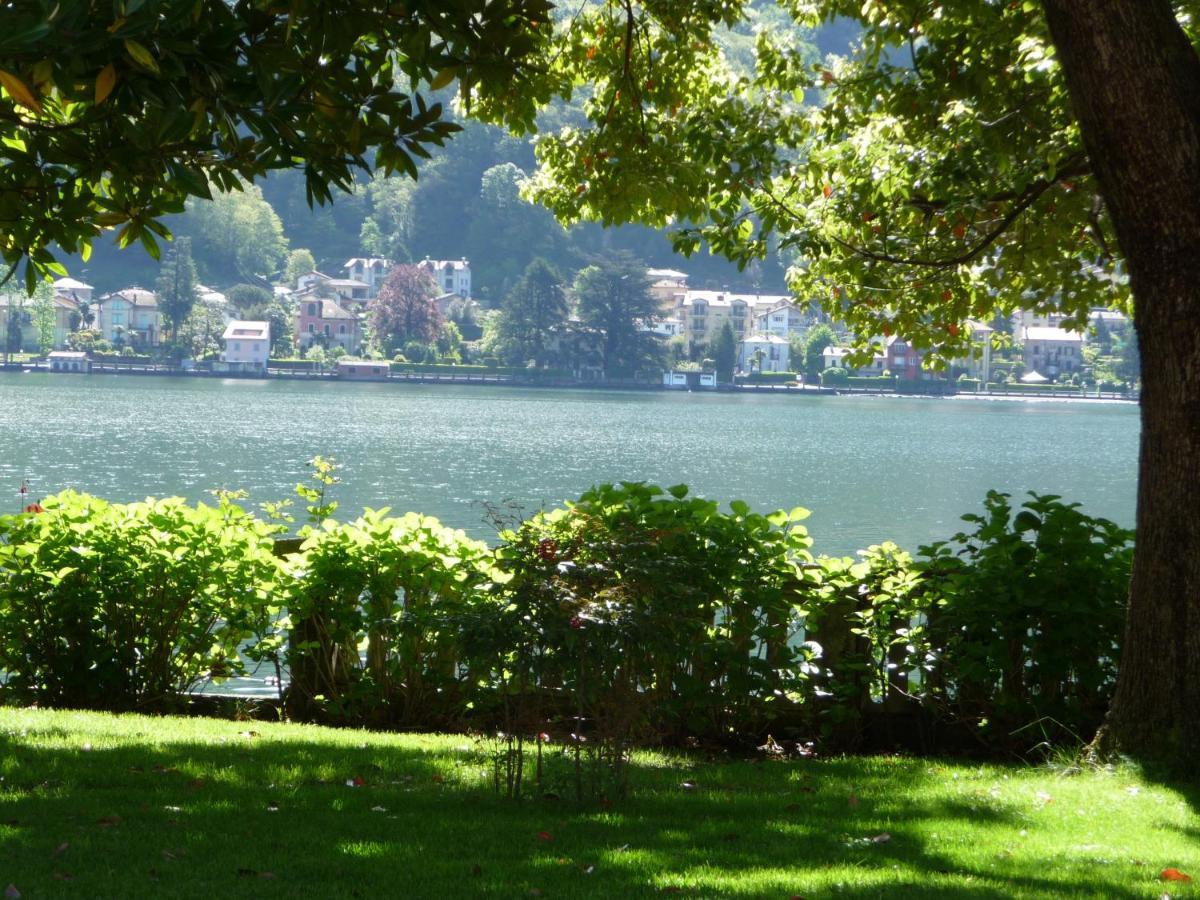 Ville Lago Lugano Porto Ceresio Eksteriør billede
