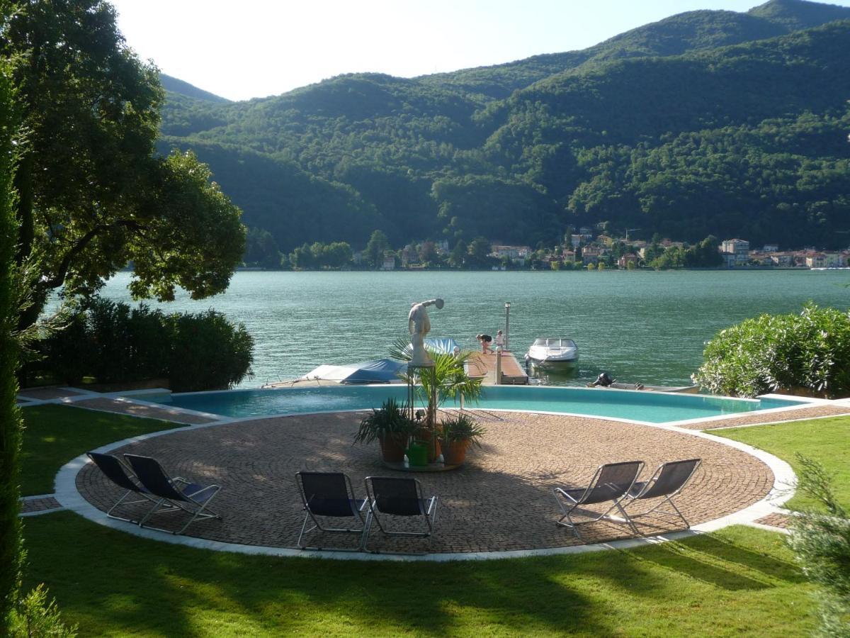 Ville Lago Lugano Porto Ceresio Eksteriør billede