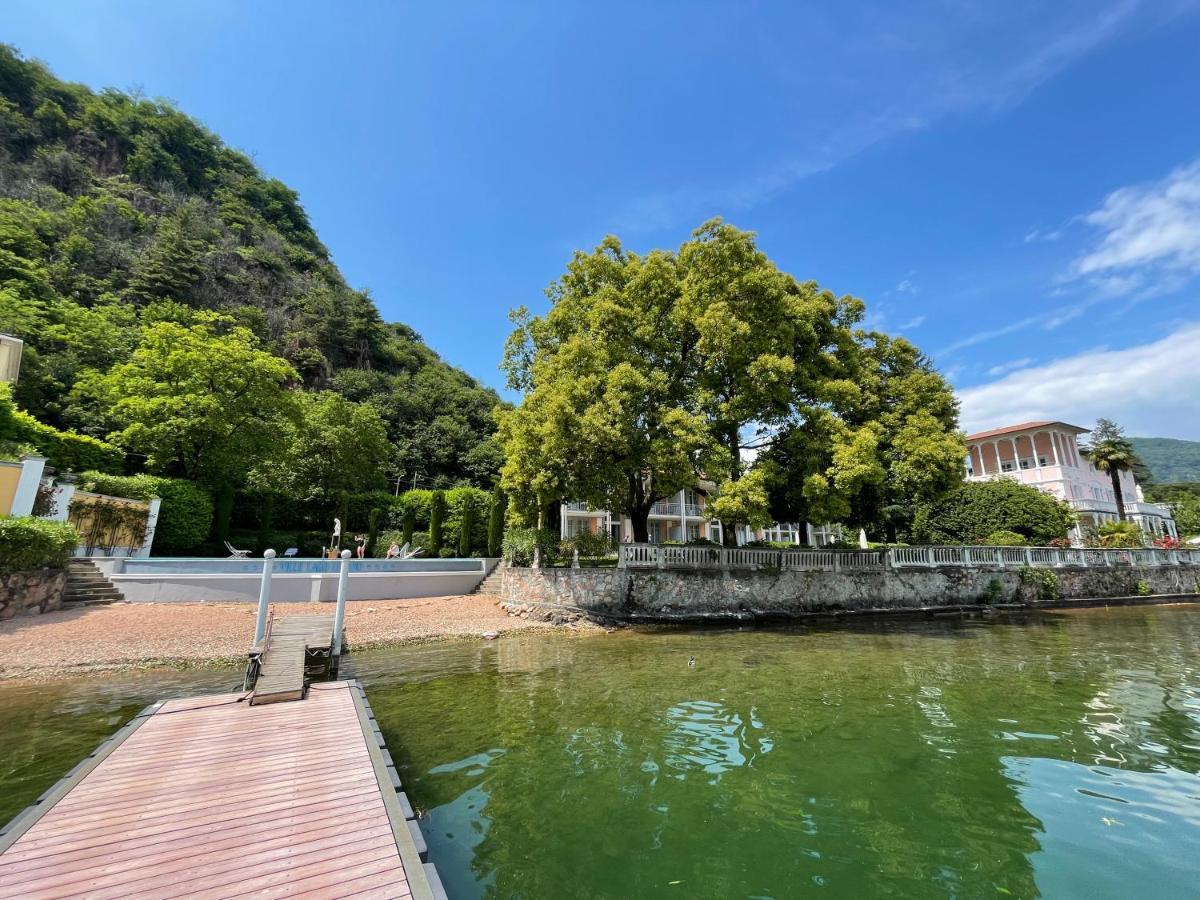 Ville Lago Lugano Porto Ceresio Eksteriør billede