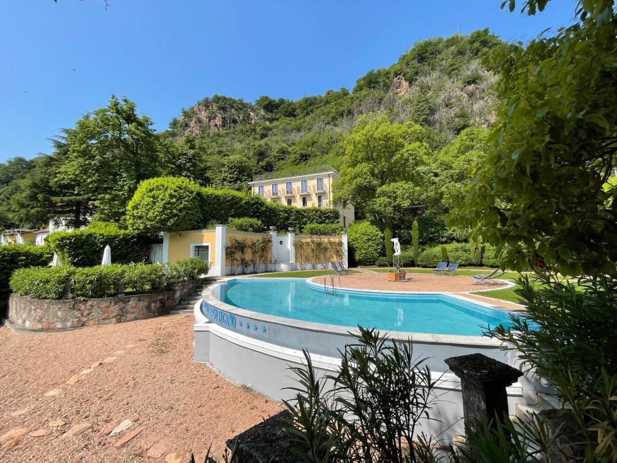 Ville Lago Lugano Porto Ceresio Eksteriør billede