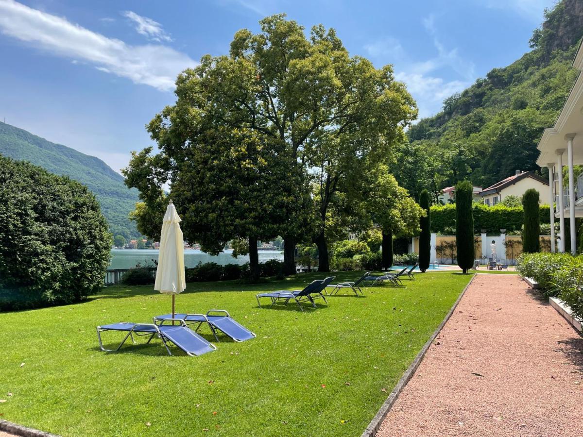 Ville Lago Lugano Porto Ceresio Eksteriør billede
