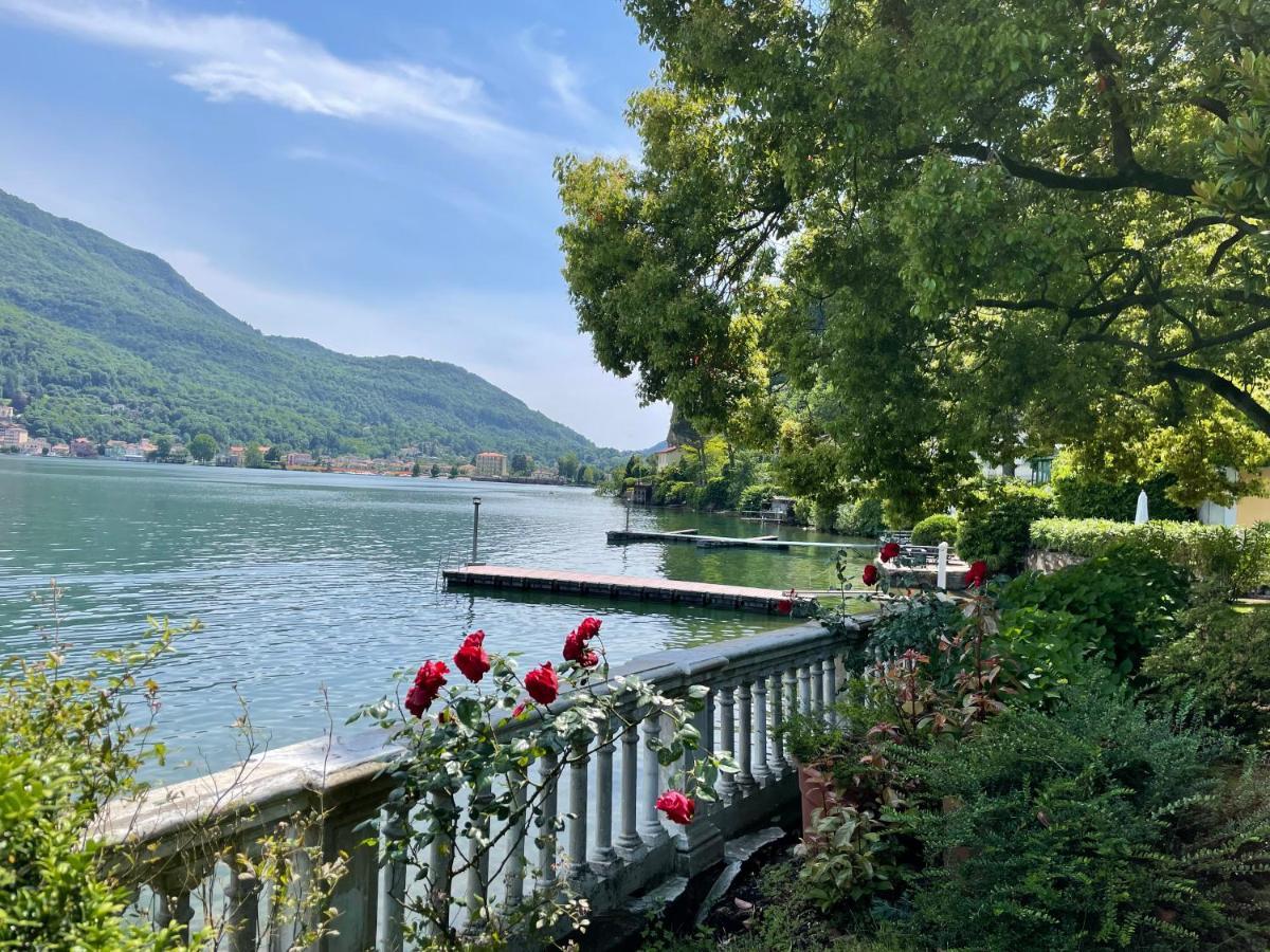 Ville Lago Lugano Porto Ceresio Eksteriør billede