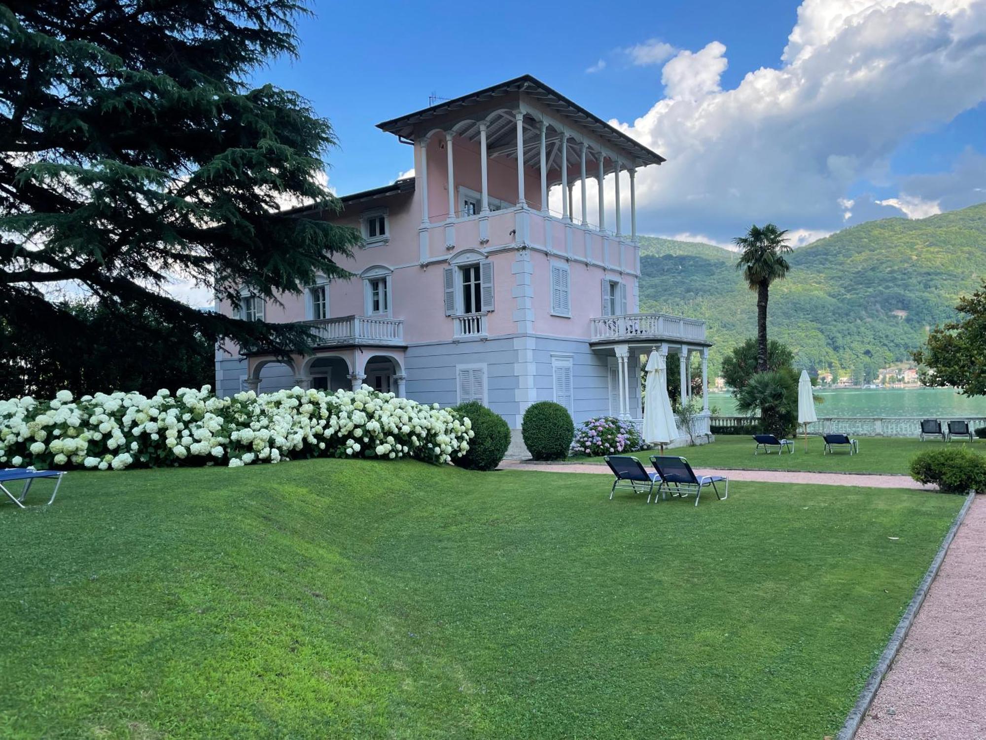 Ville Lago Lugano Porto Ceresio Eksteriør billede